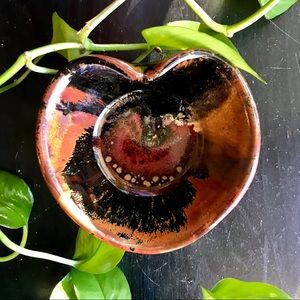 *SOLD* Handmade Heart Shaped Bowl